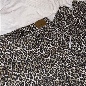 Printed American eagle jeans